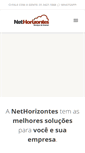 Mobile Screenshot of nethorizontes.com.br